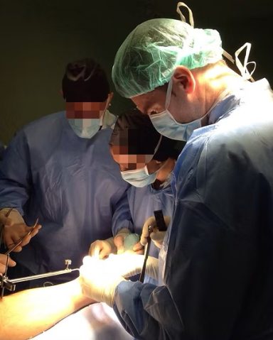 Emi Agüera · Cirugía tobillo